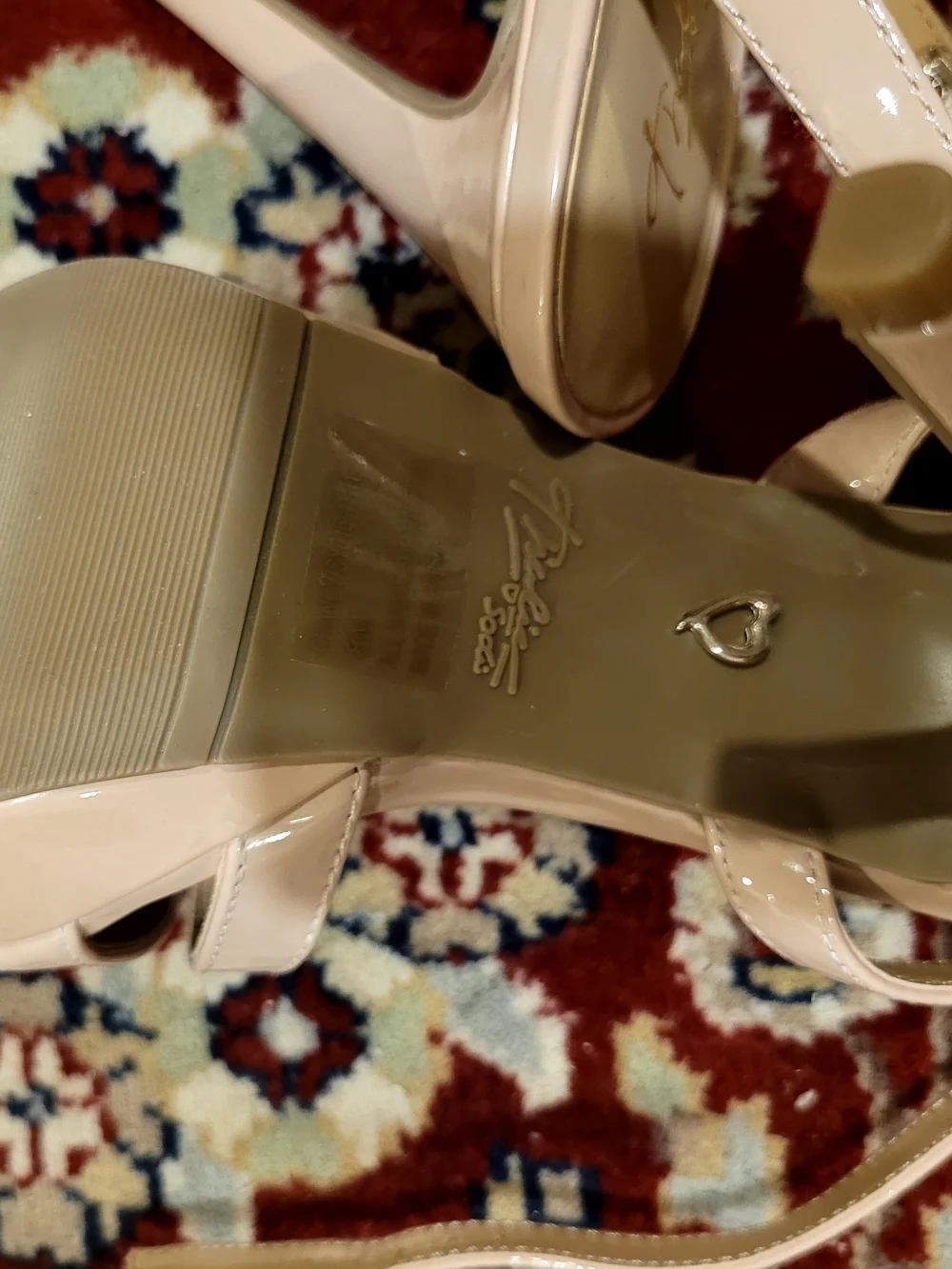 Women's Nude Strappy Heeled Sandals